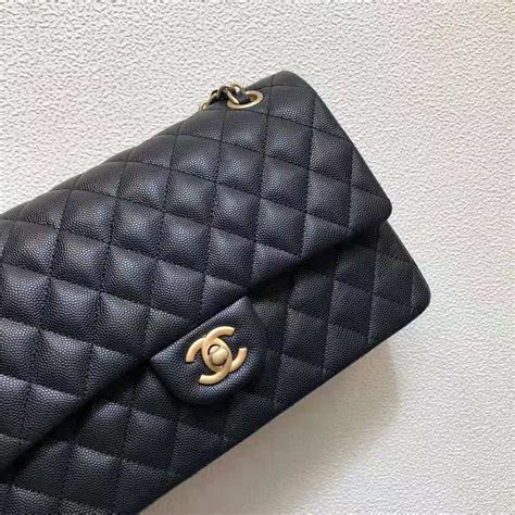 chanel classic grained calfskin|Chanel calfskin leather shoulder bags.